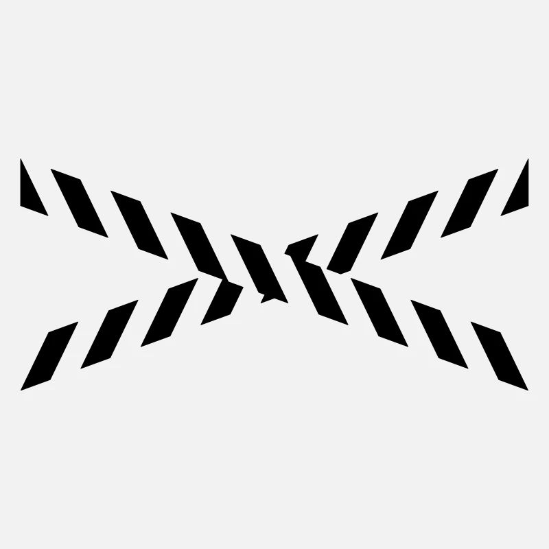 Police tape pattern design