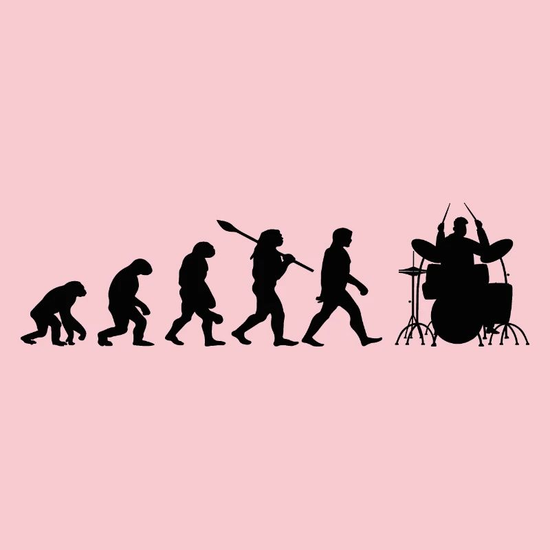 Evolution Drummer Player Drummer Player Geschenk