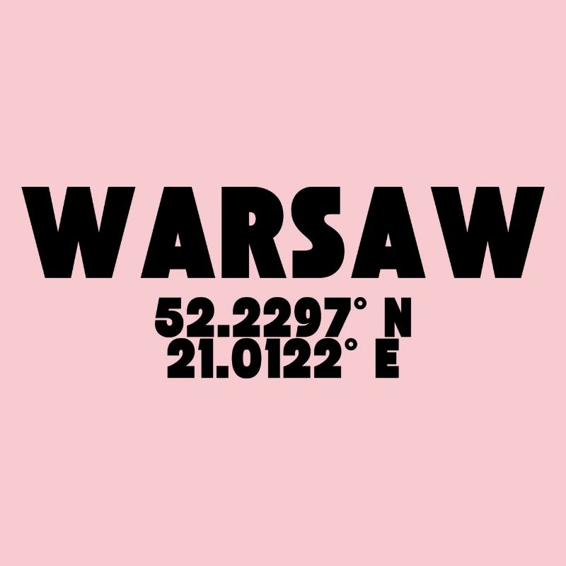 Varsovie / Varsovie - Conception avec coordonnées