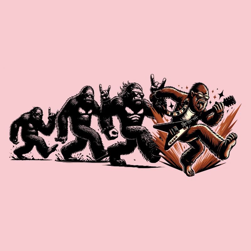 Bigfoot guitariste Evolution Walk