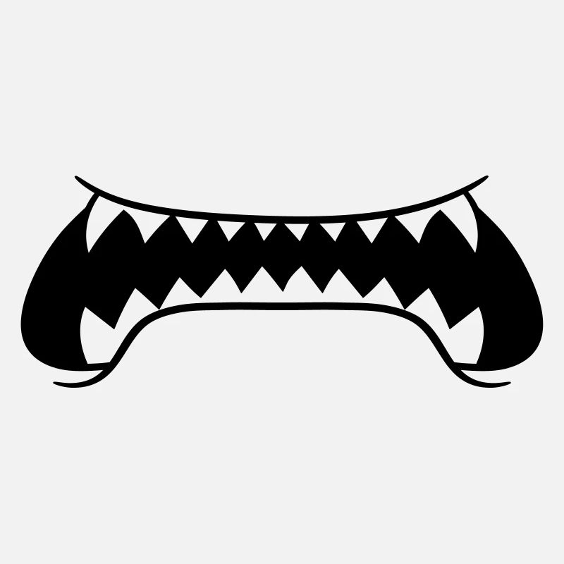 clip art sharp teeth big mouth eat gefaeh
