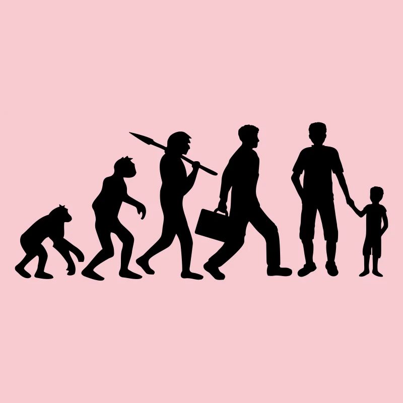 Sohn Papa Evolution Kind