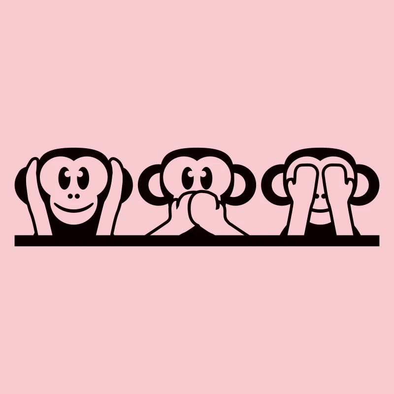 3 Wise Monkeys Hear Nothing Say See Monkey Fun