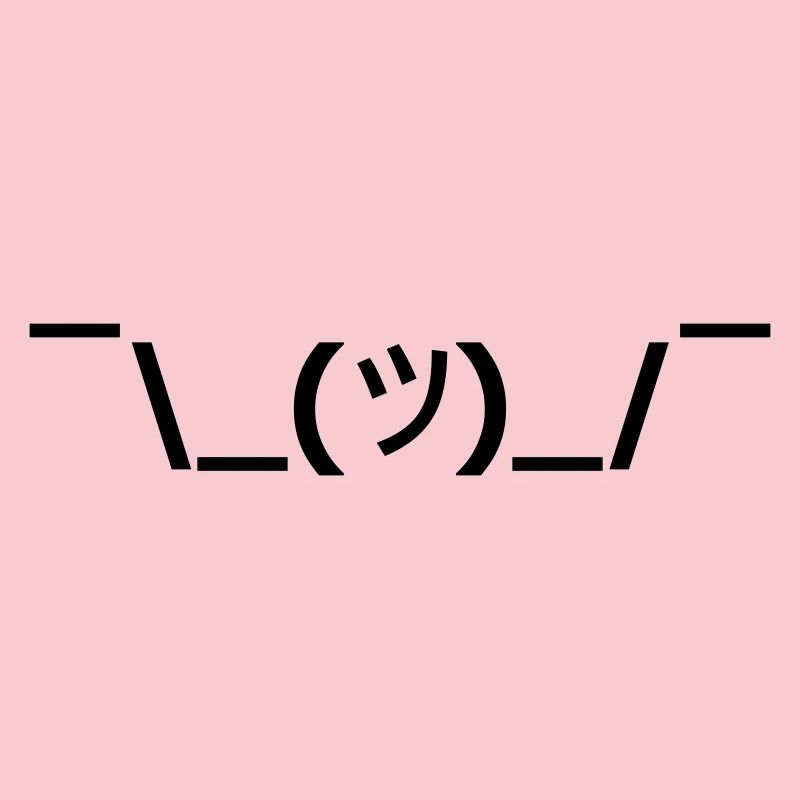 Shruggie black Vector
