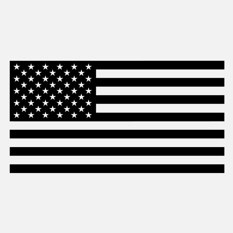 Black US flag