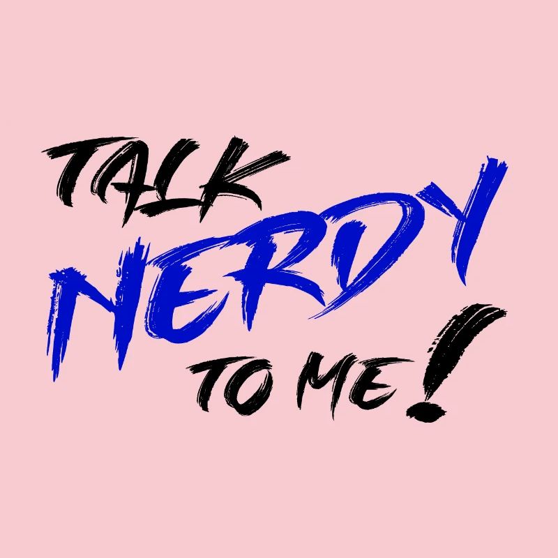 Nerd Graffiti Blue