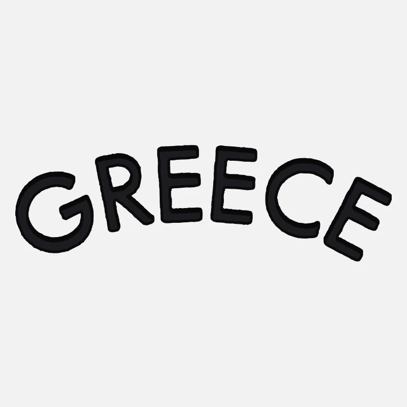 Lettrage courbe de Grèce