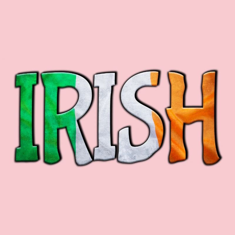 Irish Flag Letters Patchwork