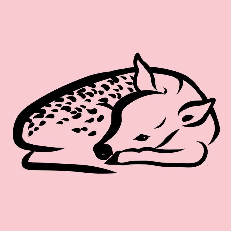 Faon couché