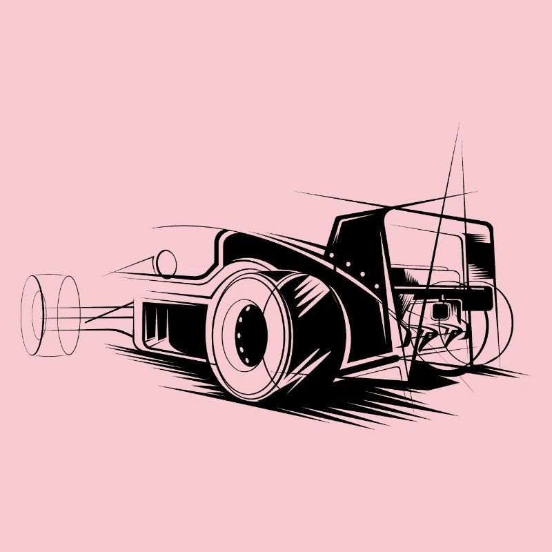 Icône d’illustration de formule Icône de logo de course automobile