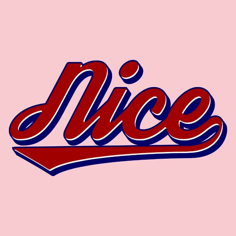 Style de logo rétro Nice Script
