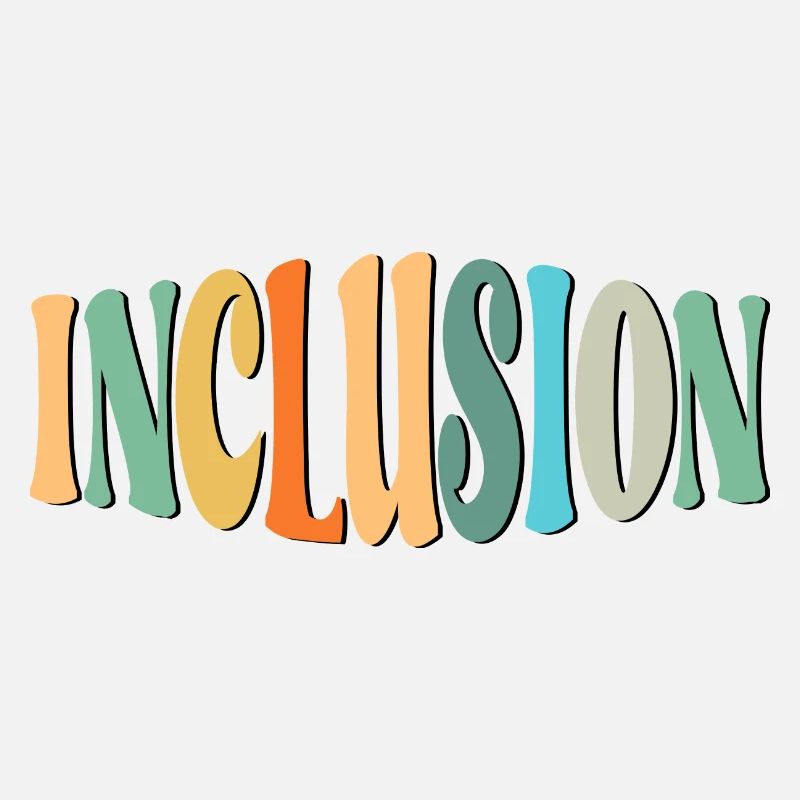 INCLUSION LETTERING - DIVERSITY - EQUALITY