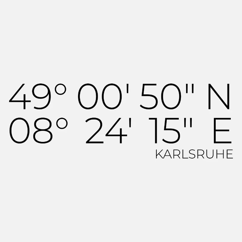 coordonnées Karlsruhe