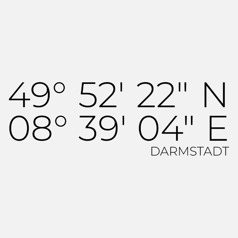coordinates Darmstadt