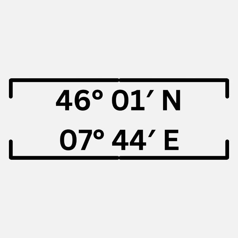 Coordinates Zermatt Minimalist