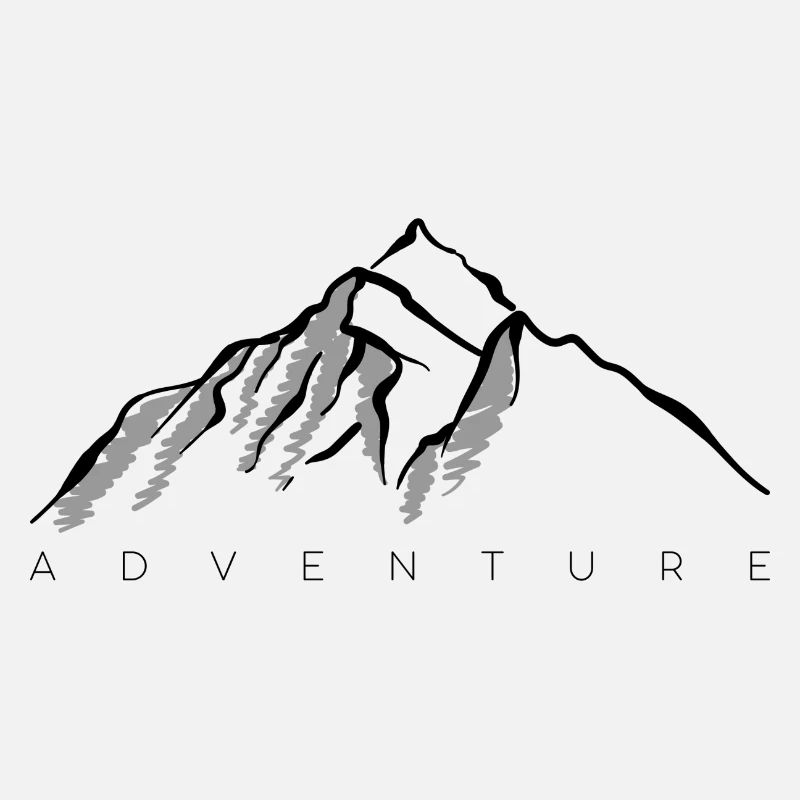 Grey Mountain Silhouette