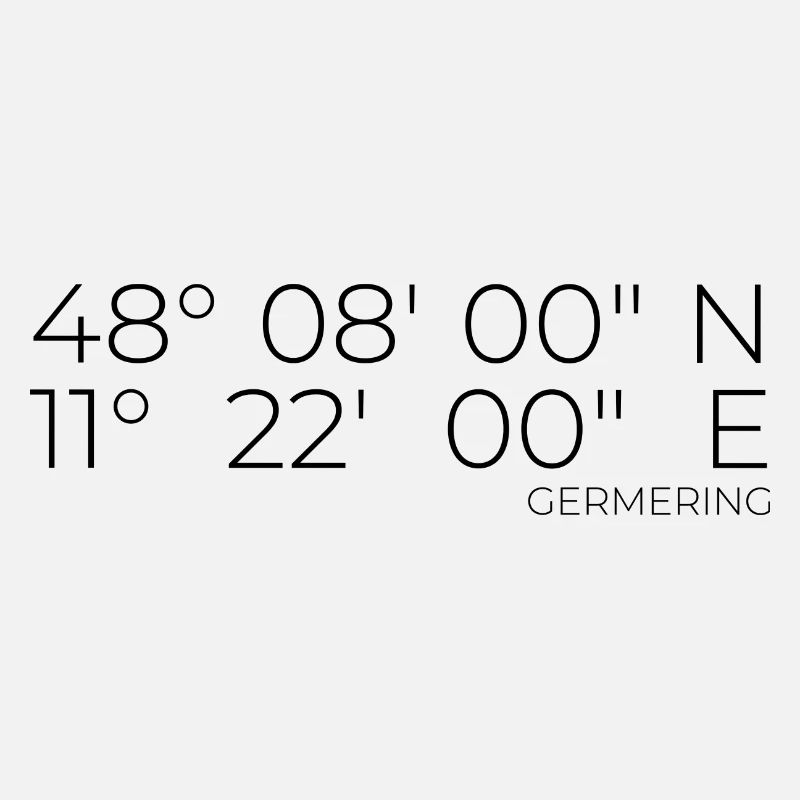Coordinates Germering, Bavaria