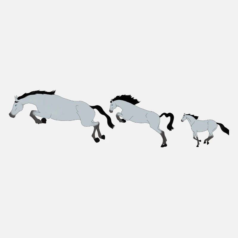 Chevaux en Mouvement Effervescent