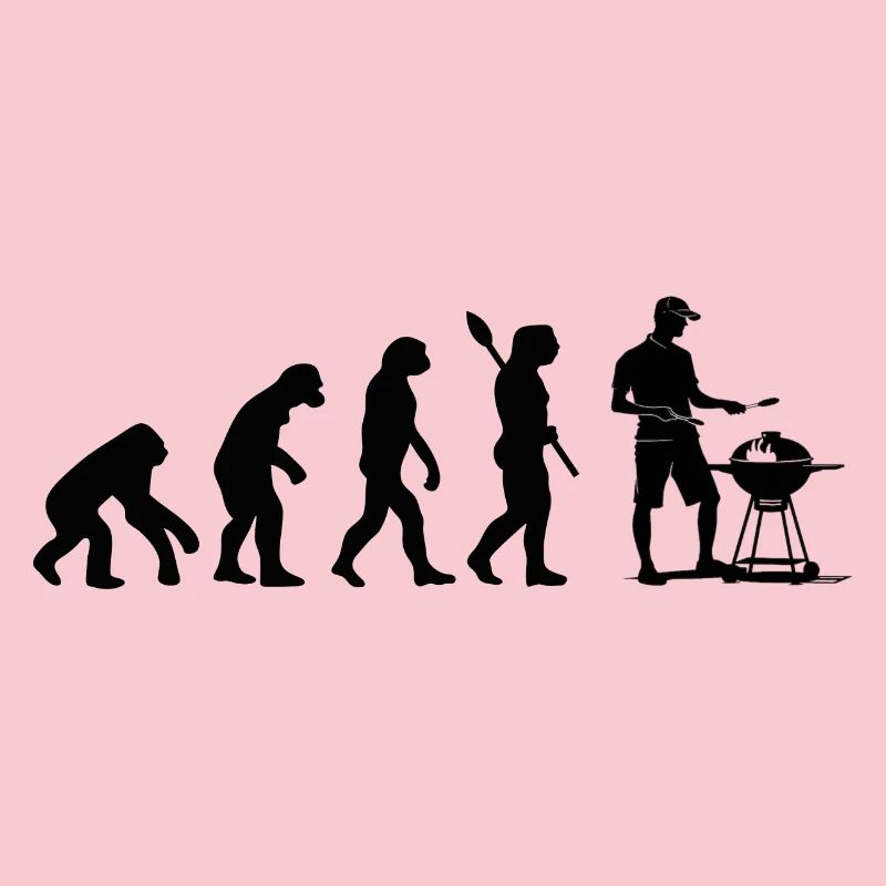 Drôle d’évolution humaine Grill Master BBQ Lover