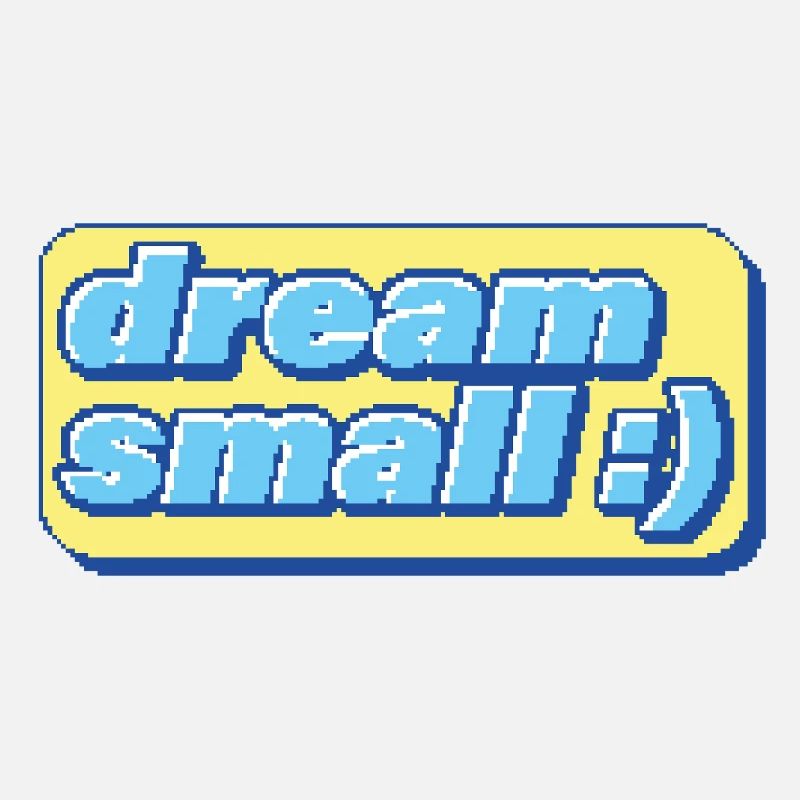 Retro Pixel Dream – Motivation ironique