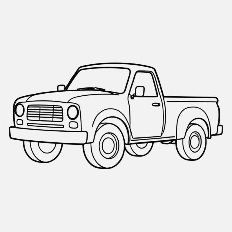 Camionnette minimaliste