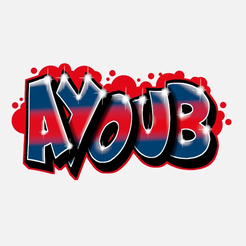 Graffiti First Name AYOUB