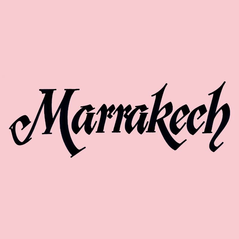 Marrakech Red City Wall Pattern
