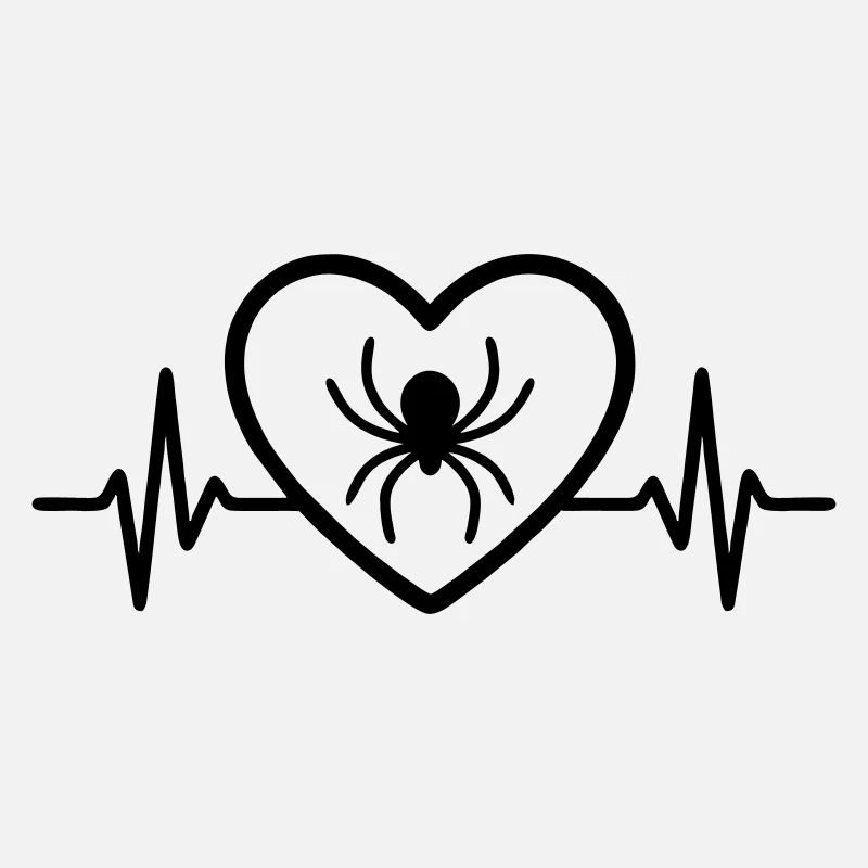 Spinne Halloween Herz
