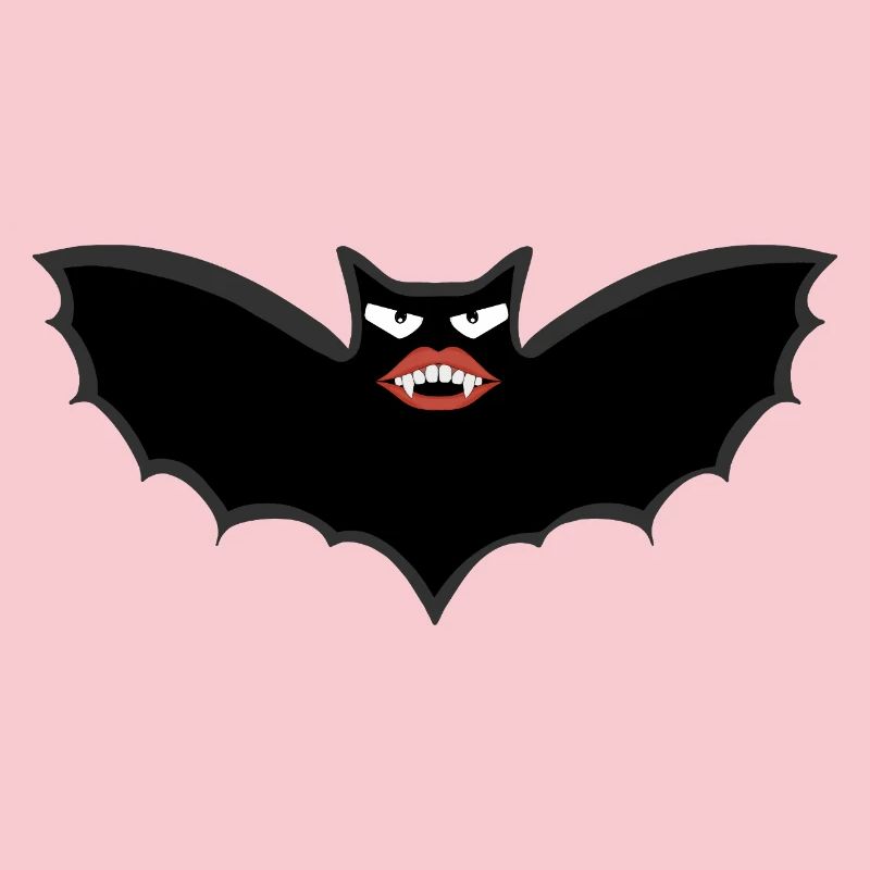 Gothic Vampire bat with huge lips