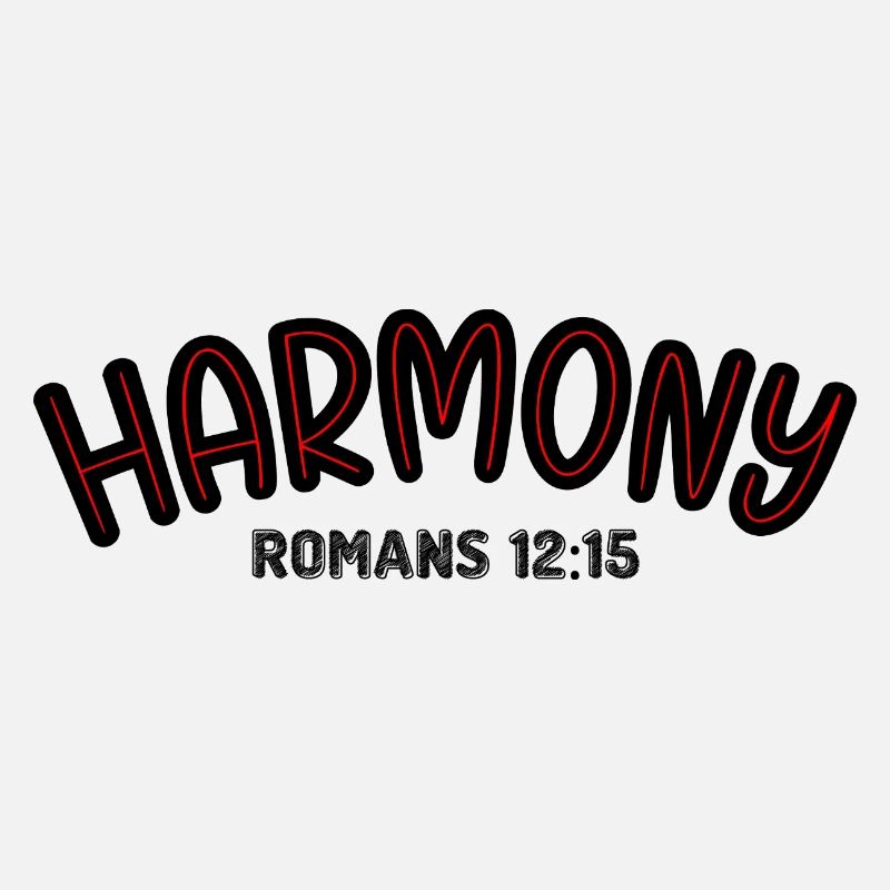 Harmony Red Line Typography