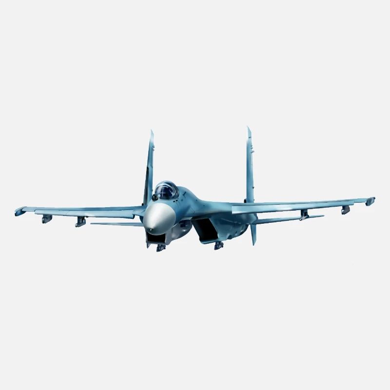 Conception d’avion de chasse bleu