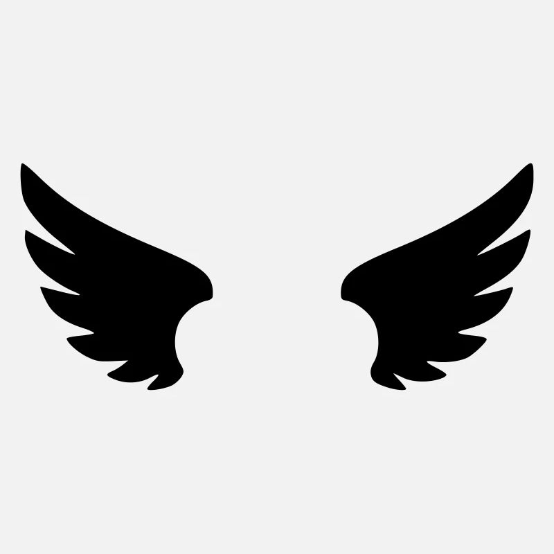 Engel Piktogramm | Schutzengel & Glaube Symbol