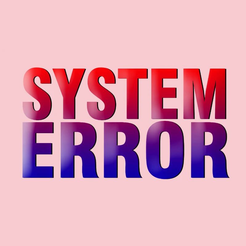 Systemfehler Gradient Typo