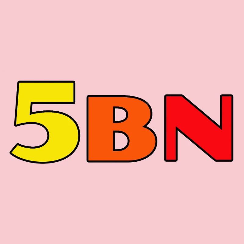 5BN Farbexplosion Blockbuchstaben