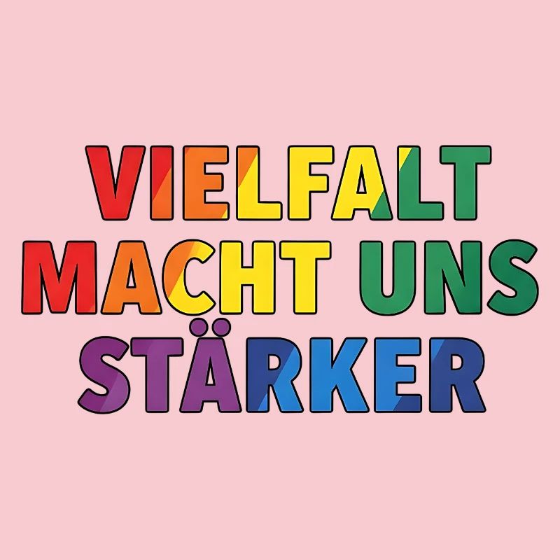 La diversité nous rend plus forts – Regenbogen Design