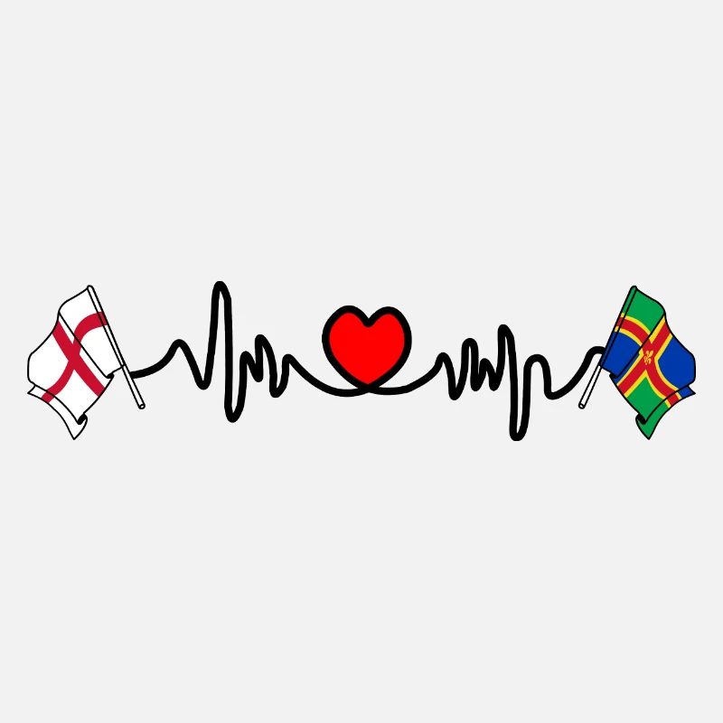 Drapeau du Lincolnshire + Drapeau anglais