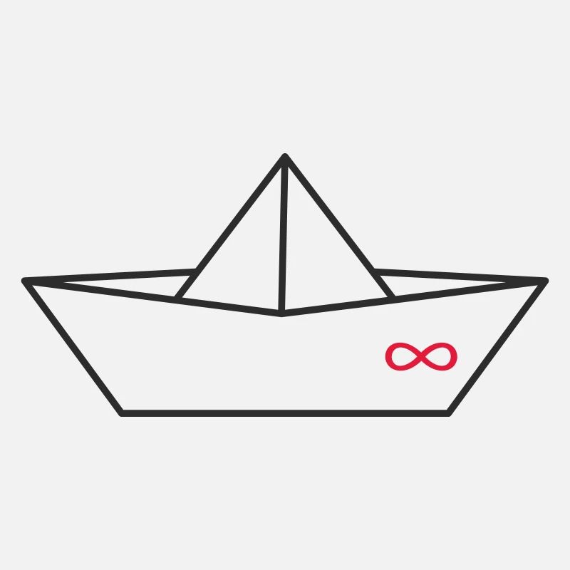 Bateau origami Signe Infini