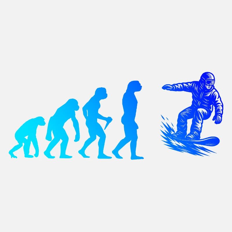 Modern Snowboard Artwork
