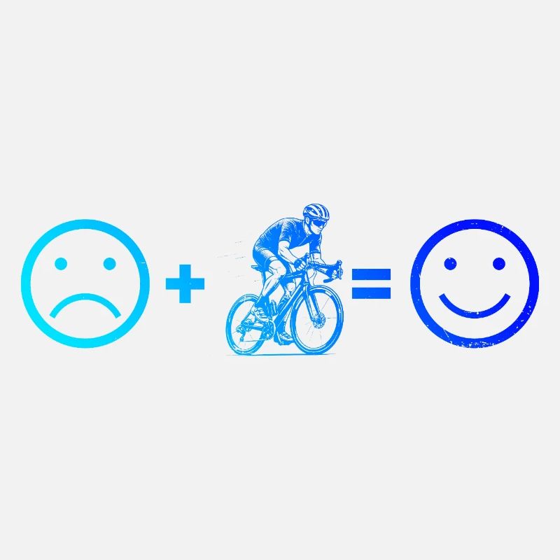 Message clair sur le vélo de route