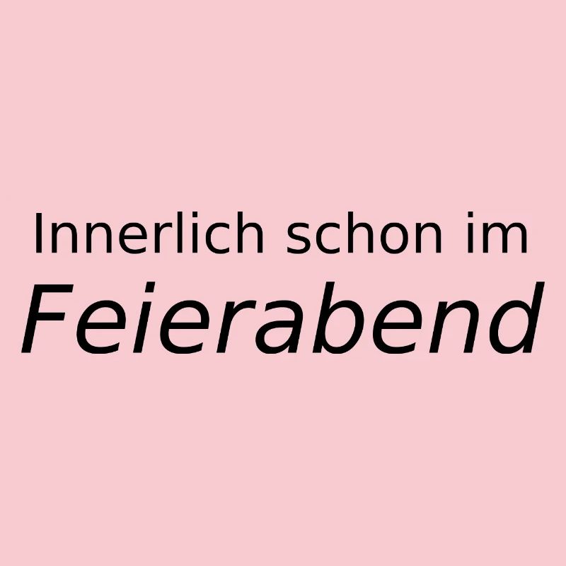 Innerlich schon im Feierabend
