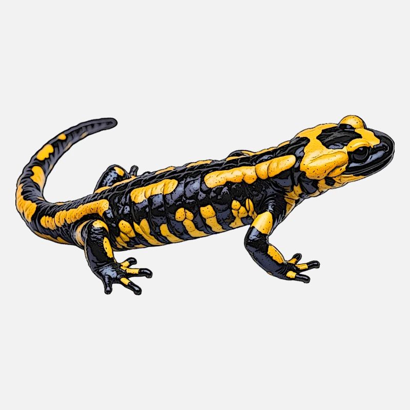 Conception de la salamandre de feu