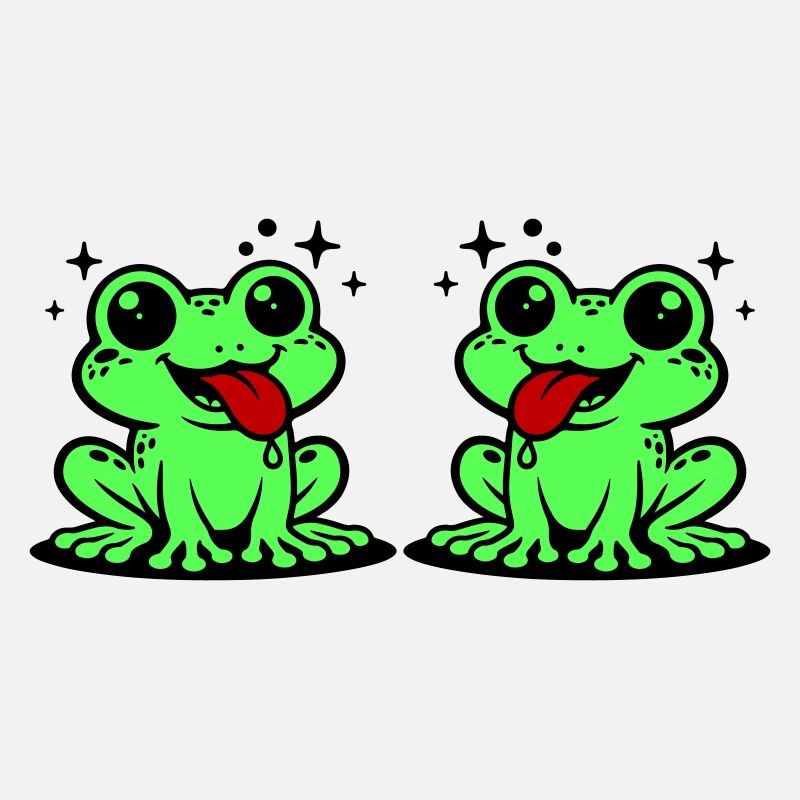 Toad couple frog