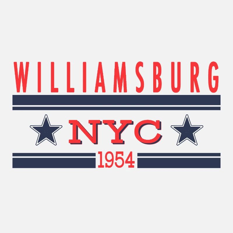 Williamsburg NYC 1954 Rétro