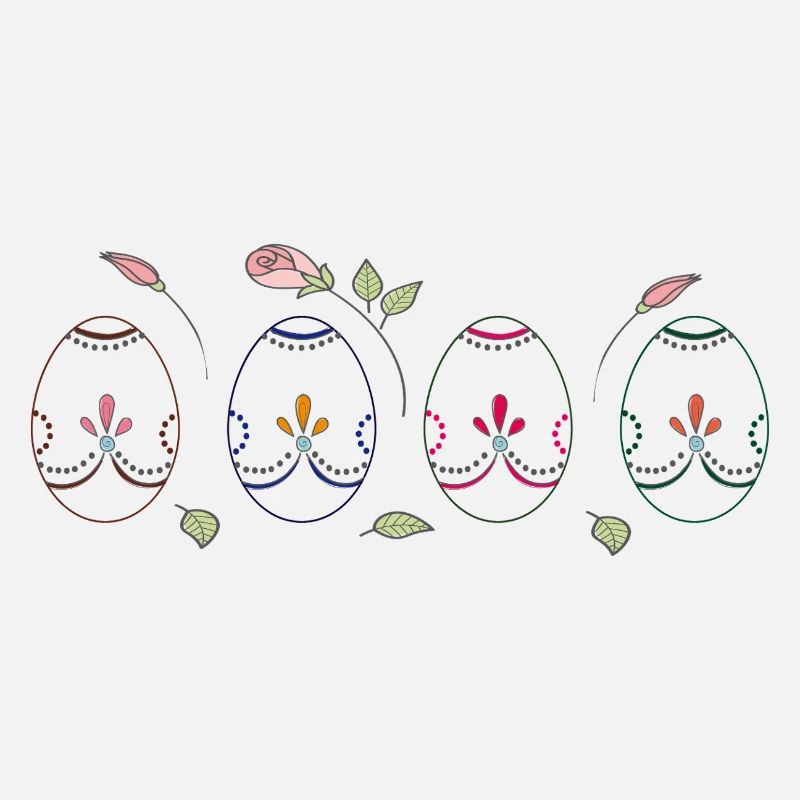 colorful Easter eggs