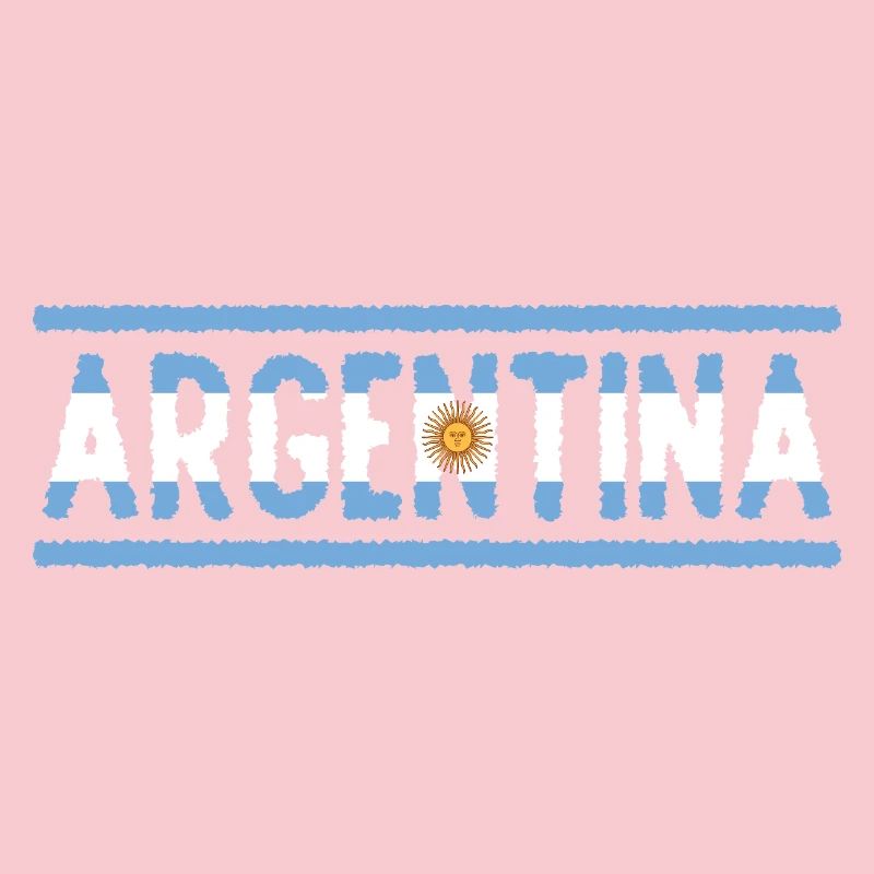Texte du drapeau argentin Design vieilli de la Sun Pride
