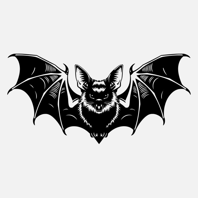 Bat Gothic Illustration