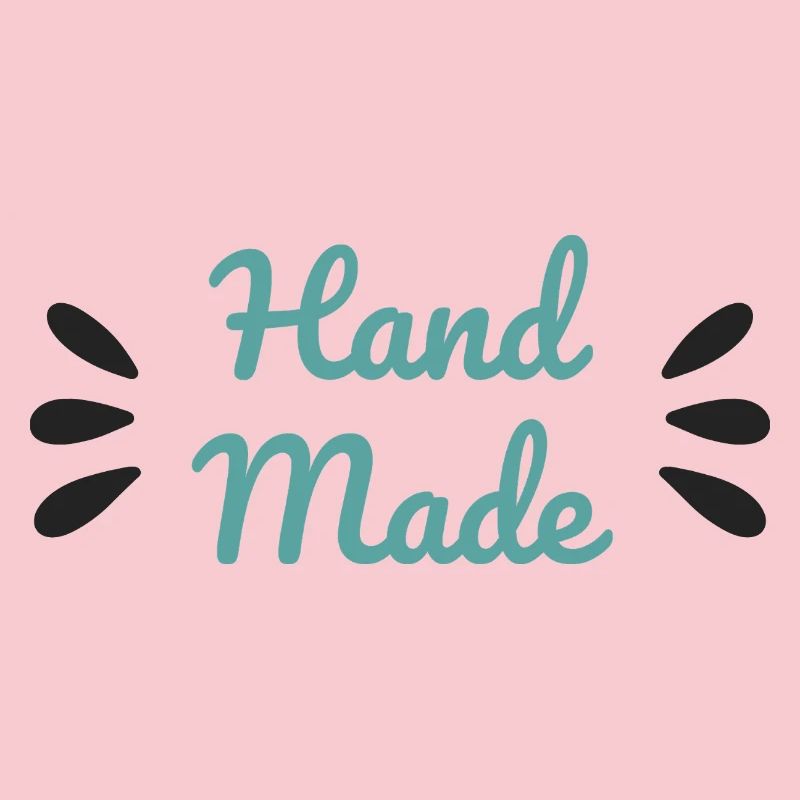Hand Made Script Style Minimalist Craft Shirt