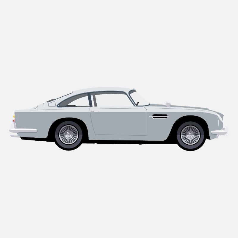 Coupé vintage bleu clair