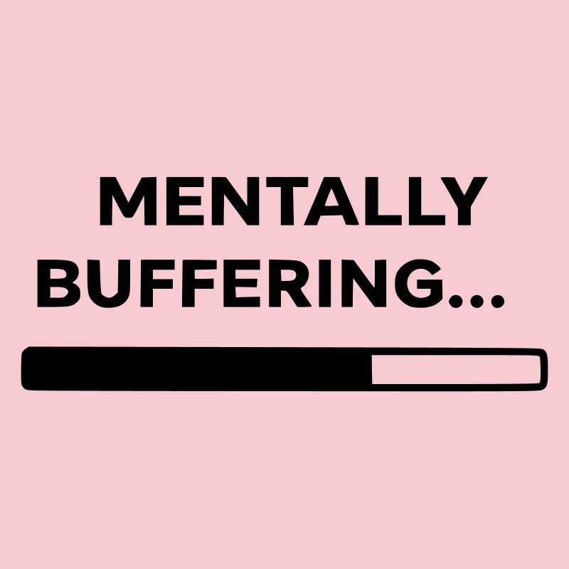MENTALLY BUFFERING... | Minimal Loading Bar Design