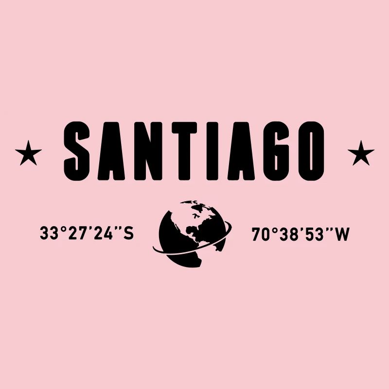 Santiago Chile Coordinates Planet Earth